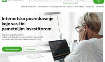 TD Ameritrade platform for online stock brokerage
