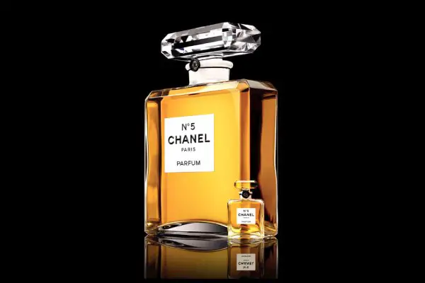 Chanel Grand Exposite bottle of expensive perfume